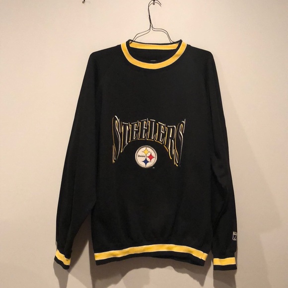 LOGO 7 Other - Vintage 1988 Pittsburgh Steelers Logo 7 Embroidered Sweatshirt